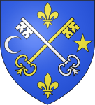 Blason ville fr Ferrières-en-Gâtinais (45)